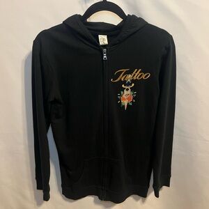 Ed Hardy Christian Audigier Colab Tattoo Graphic Hoodie Size Kids XL